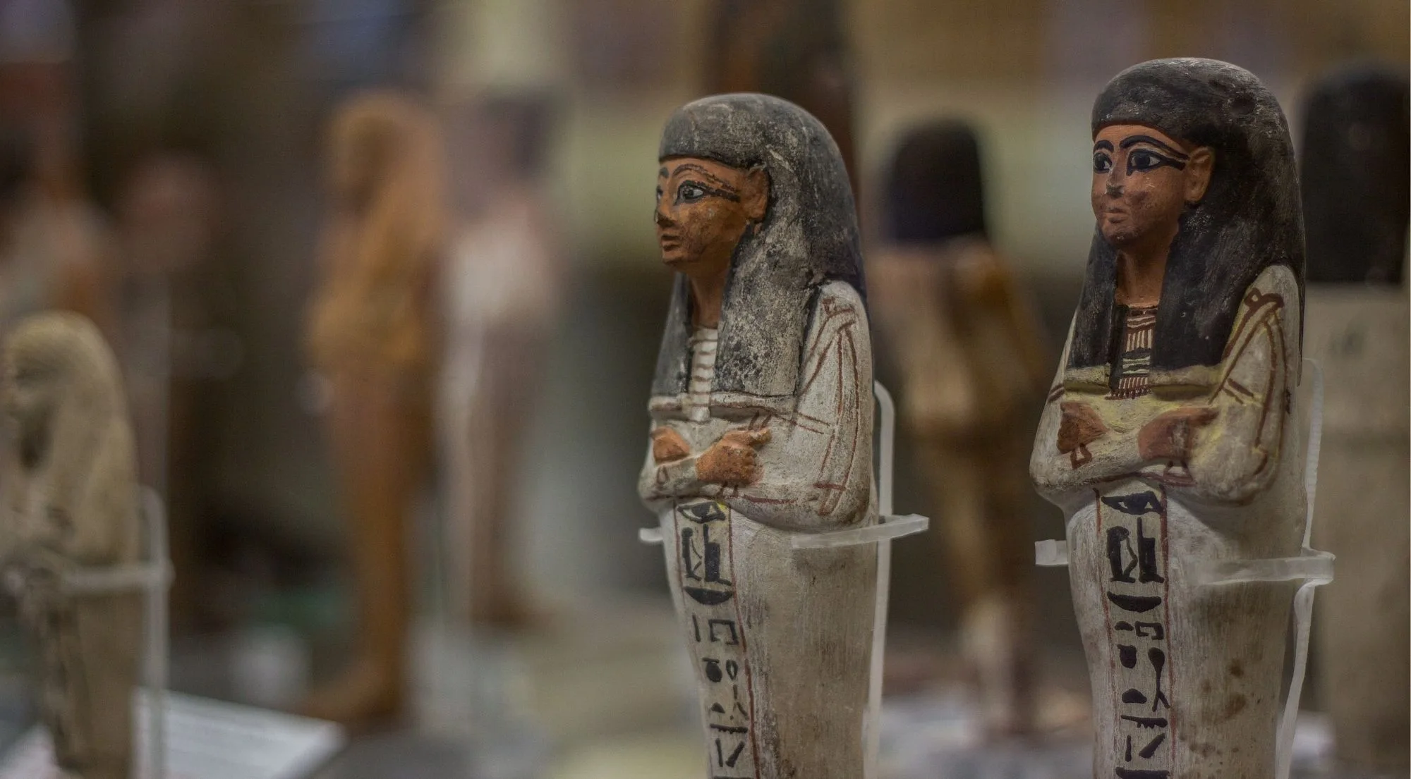 The tomb of Kha and Merit reconstructed inside the Turin Egyptian Museum